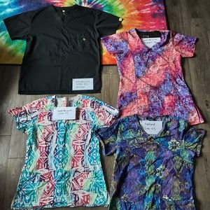 Koi, Tafford, and Wonderwink scrubs.